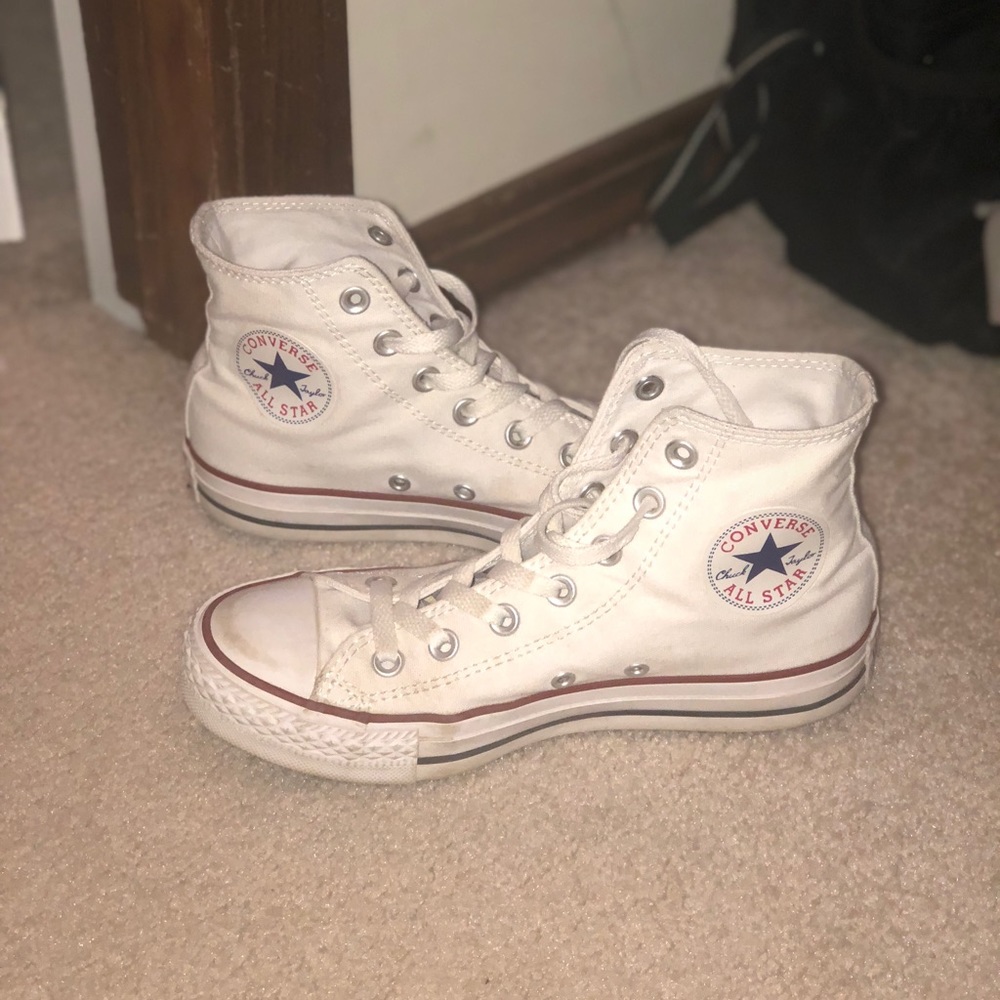 Women’s White Chuck Taylor High Top Converse